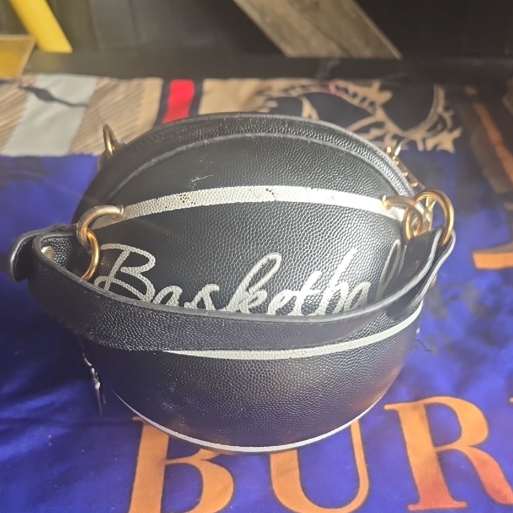 Source Unknown Black Basketball Mini Bag